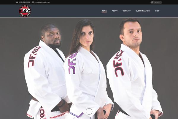 Jupiter theme site design template sample