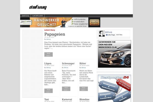 Magazine Basic theme site design template sample