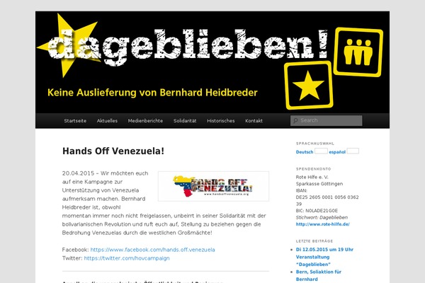 WordPress website example screenshot