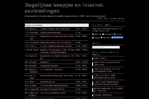 dagelijksekoopjes.nl site used Dagelijksekoopjes