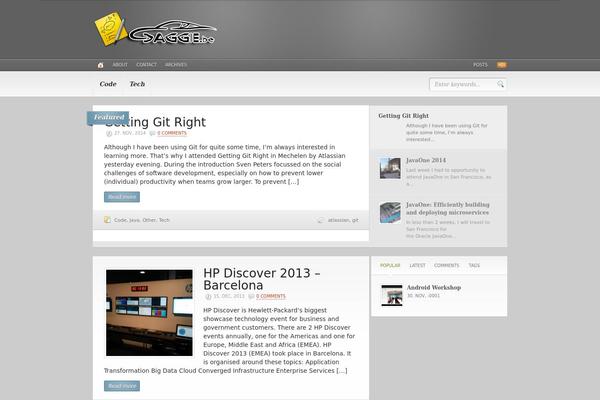 WordPress website example screenshot