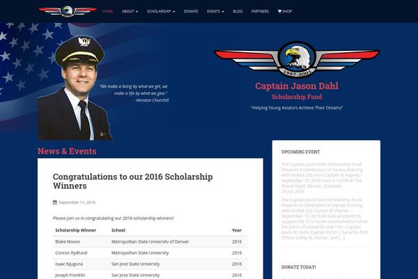 dahlfund.org site used Captainjasondahl