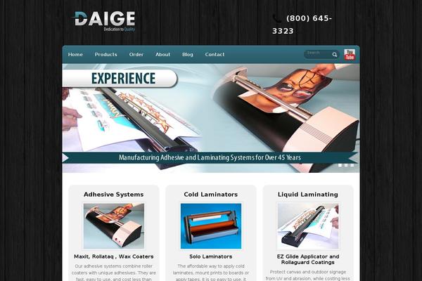 daige.com site used Refined-style