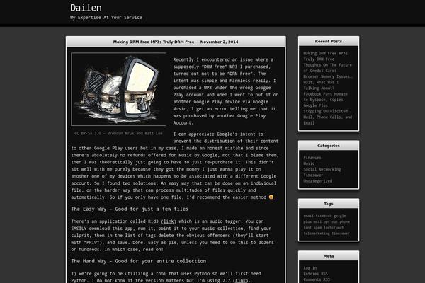 WordPress website example screenshot