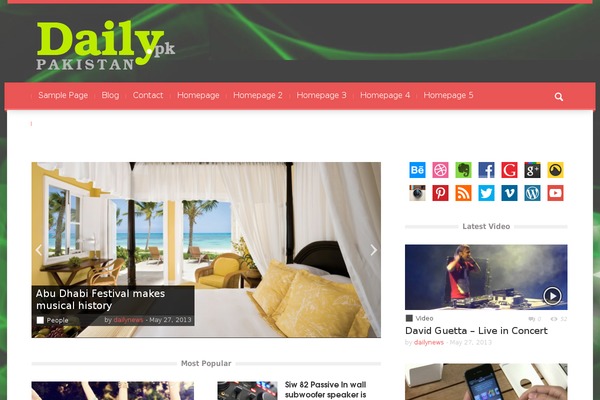 daily.pk site used Magazinly.v1.5