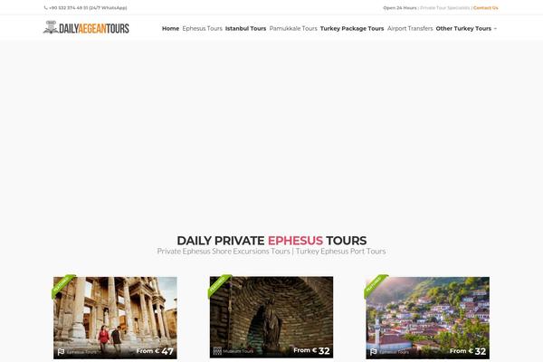 CityTours theme site design template sample