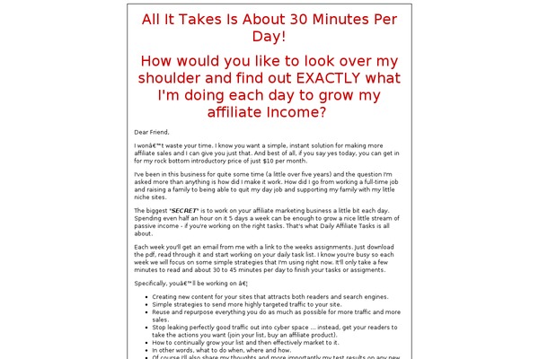 dailyaffiliatetasks.com site used 13theme