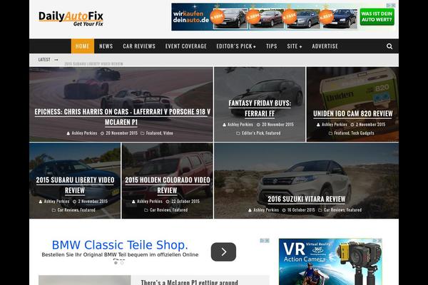 Valenti theme site design template sample