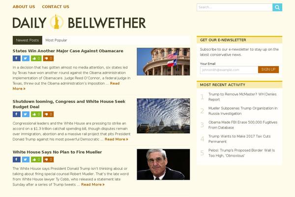 dailybellwether.com site used Bellwether