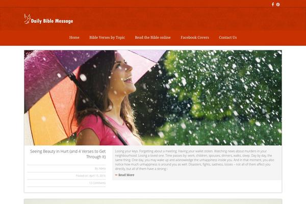 WordPress website example screenshot