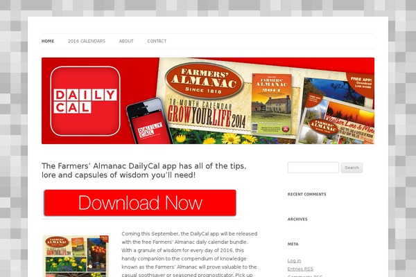 Twenty Twelve theme site design template sample