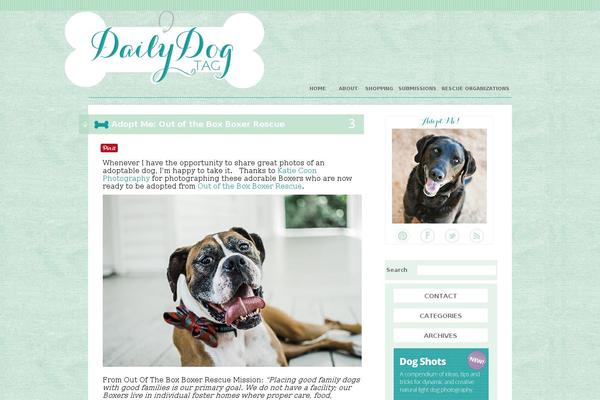 dailydogtag theme websites examples