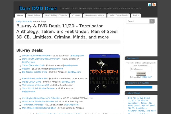 dailydvddeals.com site used Astra