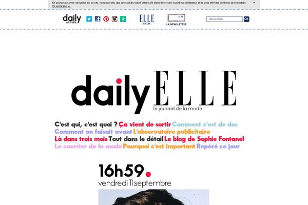 dailyelle.fr site used Dailyelle