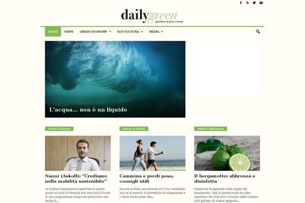 dailygreen.it site used Newsmag Child