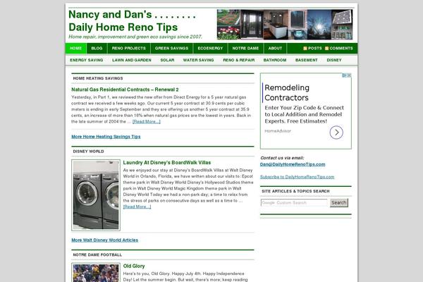 WordPress website example screenshot