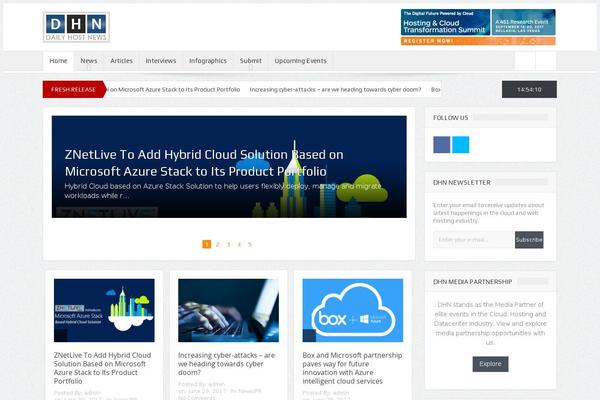 WordPress website example screenshot