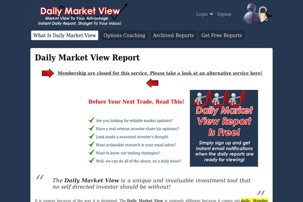 dailymarketview.com site used S2clean