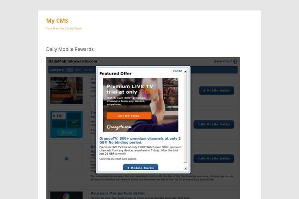 Twenty Twelve theme site design template sample