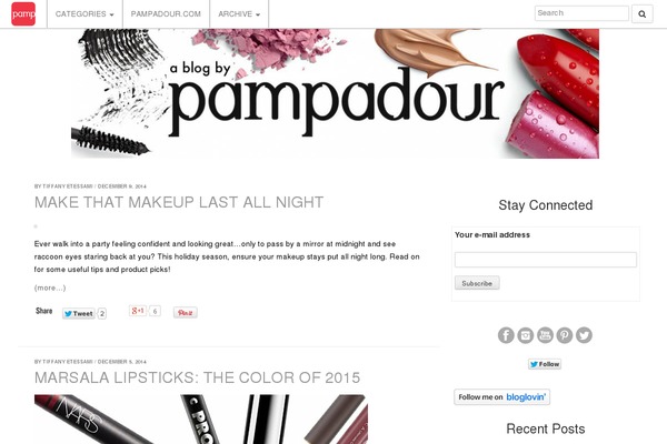 dailypamp.com site used Pampadour