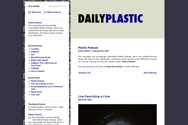 Plastic theme site design template sample