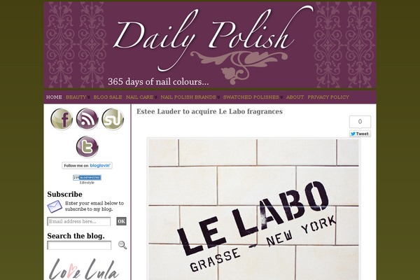 WordPress website example screenshot