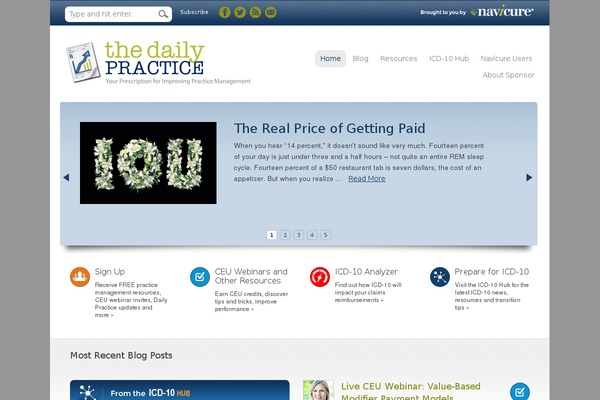 dailypracticeblog.com site used Dailypractice