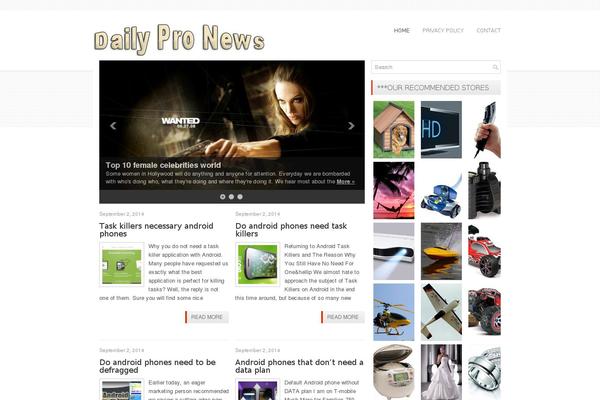 Newsfresh theme site design template sample