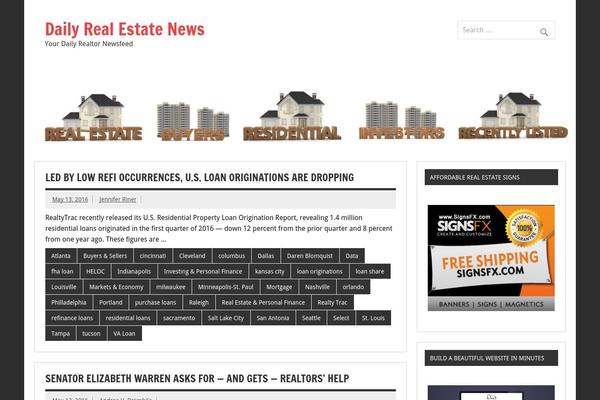 WordPress website example screenshot