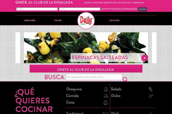 dailysalad.com.mx site used Salads