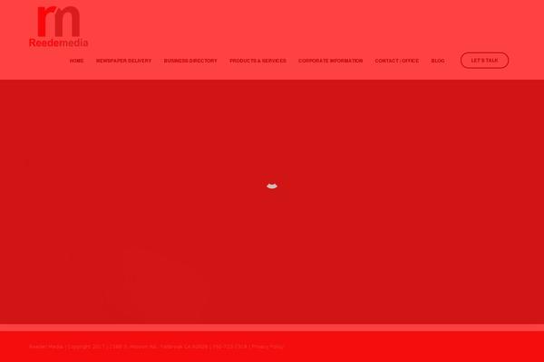 Incubator theme site design template sample