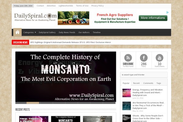 WordPress website example screenshot
