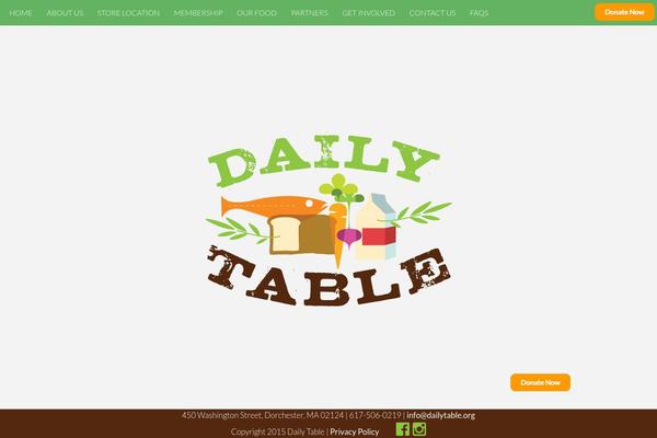 dailytable.org site used Lightflow
