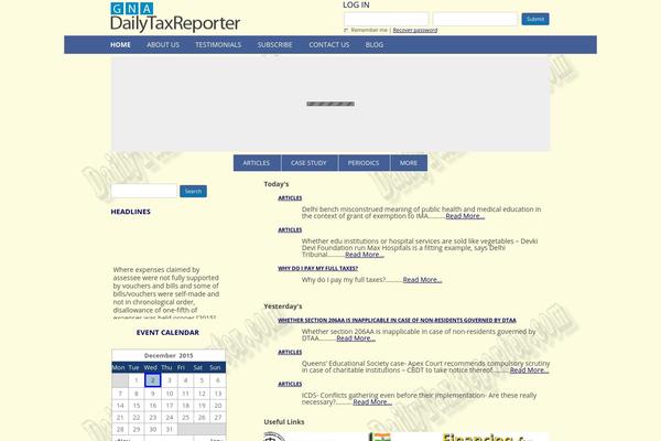 dailytaxreporter.com site used Dtr