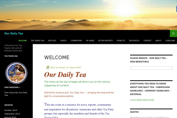 dailytea.us site used Laziale