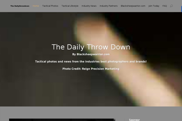 dailythrowdown.com site used Divi