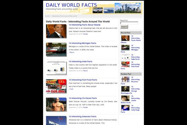 dailyworldfacts.com site used Simplefast-responsive