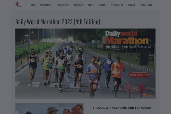 dailyworldmarathon.com site used Good-cause-progression
