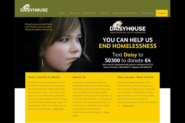 daisyhouse.org site used Daisyhouse