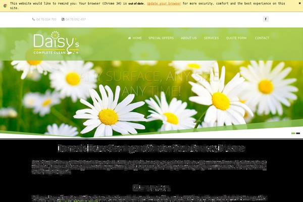 daisys-complete-clean.com.au site used Auris-v1.1