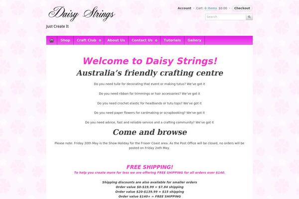 daisystrings.com.au site used Daisystrings2