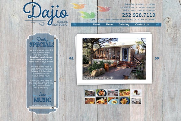 dajiorestaurant.com site used Oweb_dajio