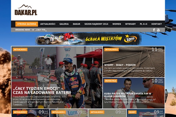 dakar.pl site used Dakar