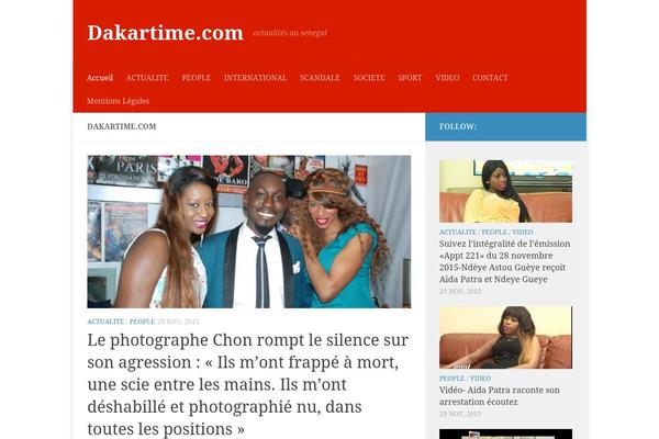 dakartime.com site used News Base