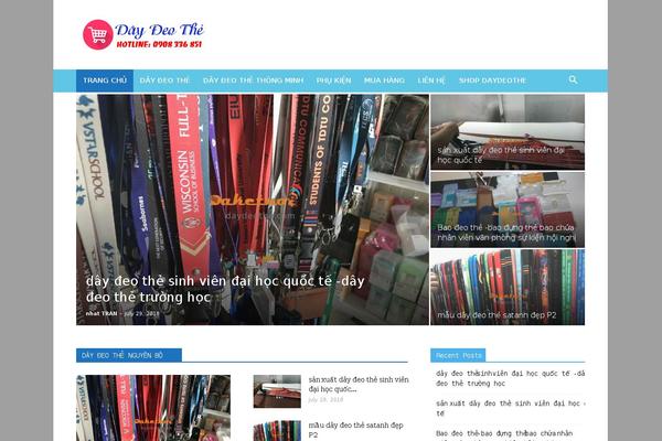 Newspaper theme site design template sample
