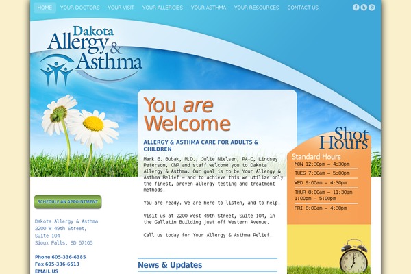 dakotaallergy.com site used Dakotaal-2050