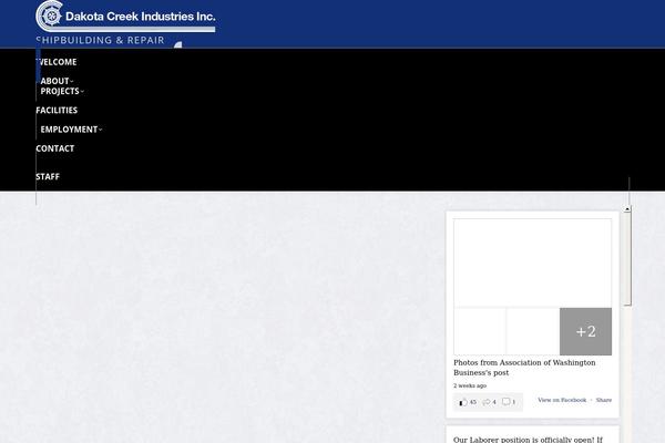 The7 Child theme site design template sample