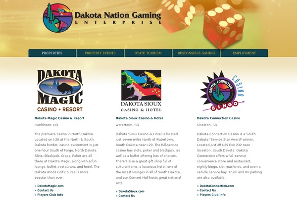 dakotanationgaming.com site used Timber-starter-theme
