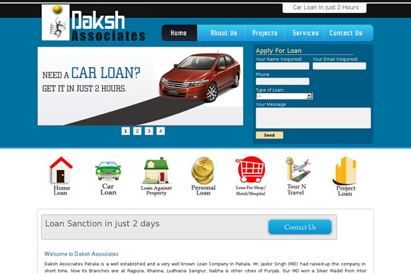 dakshassociates.com site used Dp_theme