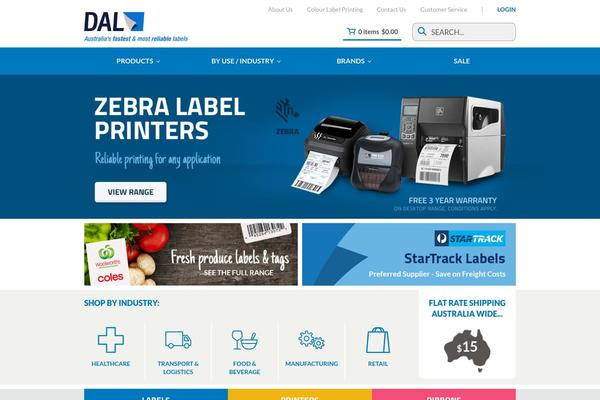 dal.com.au site used Dial-a-label